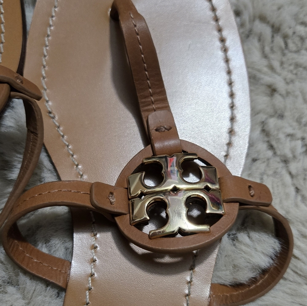 Tory Burch Tan Sandals Size 10 - Picture 6 of 9